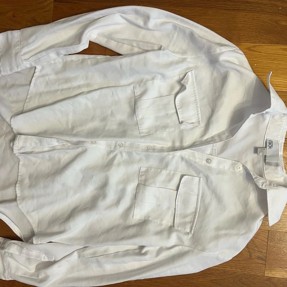 Nordstrom White Button Down Shirt